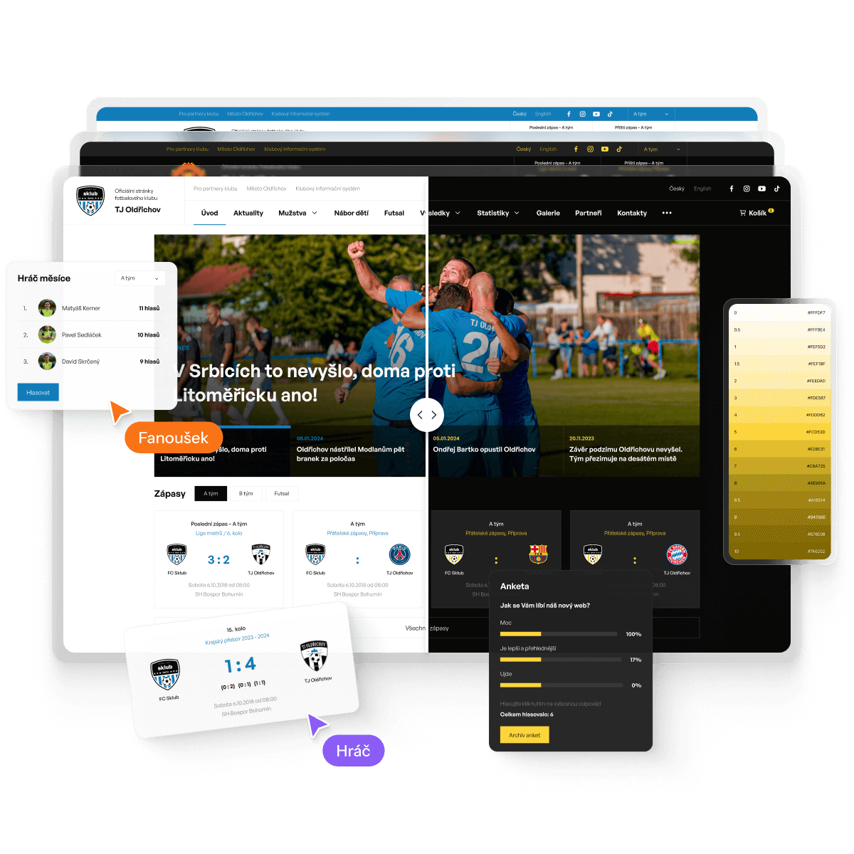 Klubové webové stránky